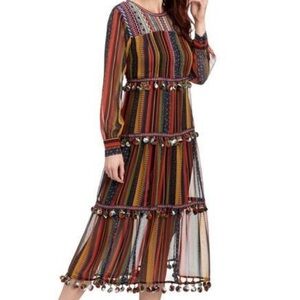 Chelsea & Theodore Pom-Pom dress